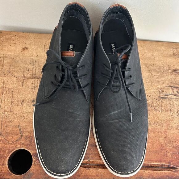 Madden men's sz 12 M-Dodge lace shoes black & brown - Picture 8 of 11